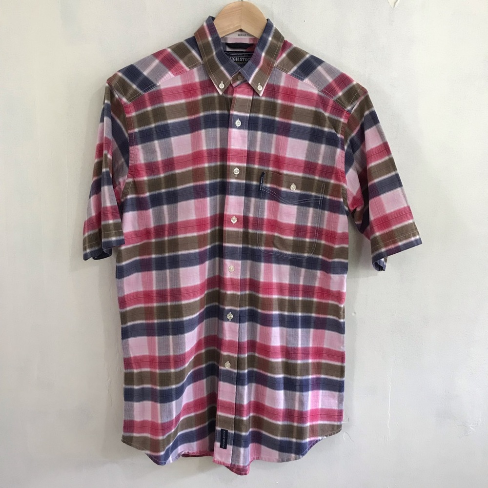 Rough Stock Mens Shirt Short Sleeve Size M